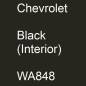 Preview: Chevrolet, Black (Interior), WA848.